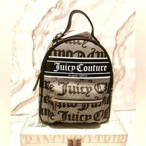 Juicy Couture small Black/Beige Billboard Backpack brand new with tags